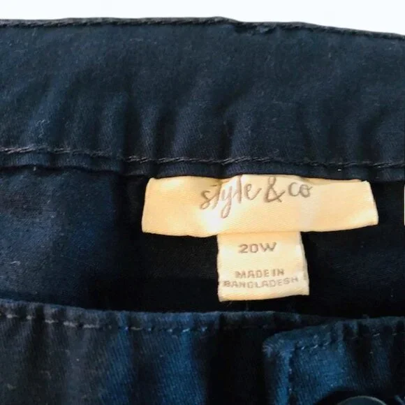 Style & Co. Women’s Comfort Fit Capri Trousers 20W - Picture 5 of 8